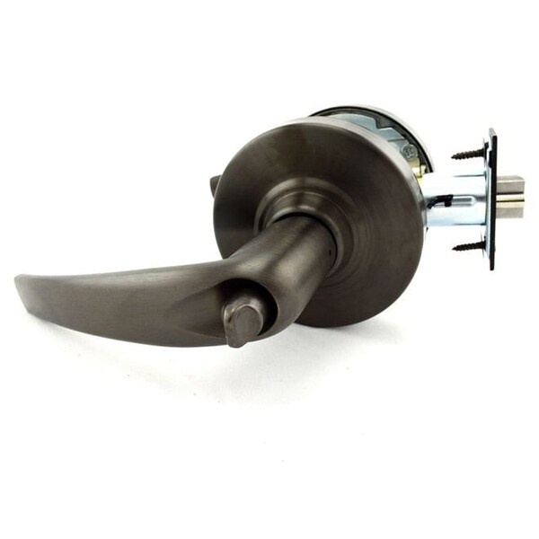 Schlage Commercial Entry Athens Lever C Keyway, 2-3/4" Deadlatch, ANSI Strike Oil Rubbed Bronze ALX53PATH613 - main
